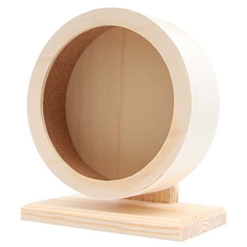 OATIPHO Spielzeug Für Haustiere Mini-laufrad Aus Holz Laufrad rutschfeste Scheibe Für Hamster Eichhörnchen