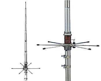 S.W.R. < 1.2:1. Sirio 827, base verticale CB per antenna­