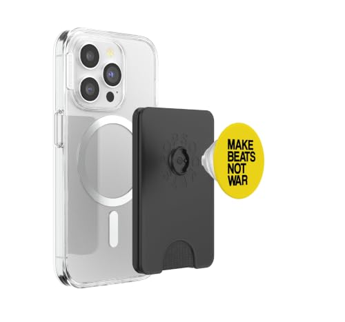 Festival de Musique Ravers Make Beats Not War Amoureux de Musique PopSockets PopWallet pour MagSafe – vue 3