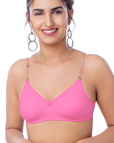 Image of Brida Monica Breathable Cotton Non-Padded Transparent Bra - Comfortable, Stylish