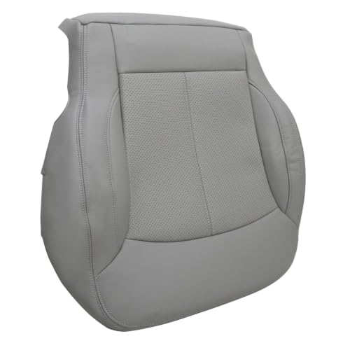 FZJDSD Titanium Gray Front Driver Side Bottom Perforated Microfiber Leather Replacement Seat Cover Compatible with Buick Lacrosse CXL CXS Premium 2010-2013 by FZJDSD - Used condition - Image 5