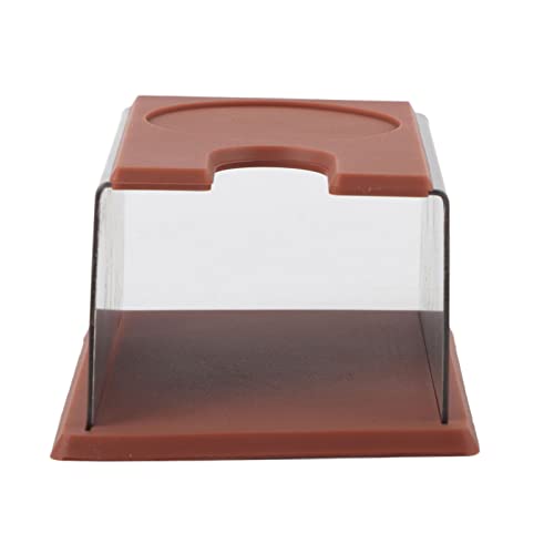 SEAFRONT Coffee Temper Stand, Stainless Tamper Pad, Coffee Tamper Steel Silicone Coffee Powder Maker Rack Professional Hand Coffee Tampers Accessories (Coffee)