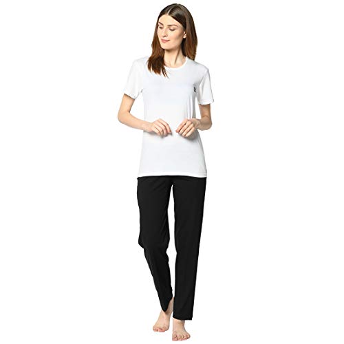 Image of Mack Jonney Cotton Regular Fit Womens Pajamas(Pack of 1-MACK632397)