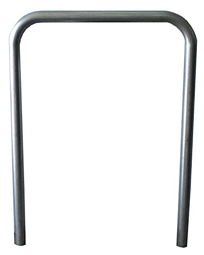 Aparca bicicleta para calle en hierro galvanizado para empotrar. Soporte aparcamiento de bicicletas para estacionar dos bicis. Aparcamiento 2 bicicletas (Aparca bicicleta acero galvanizado)