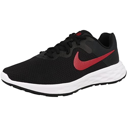 Image of Nike Revolution 6 NN-Black /University RED-ANTHRACITE-DC3728-005-10