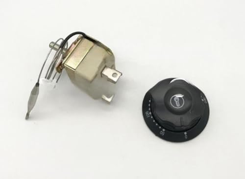 1X 50-300 Degree Electric Oven knob Thermostat Switch 25A 2 feet (30-110 Degrees (25A for 0.65m line))