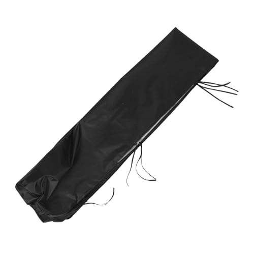 Toddmomy Housse de Protection Imperméable Noire pour Store Rétractable de Terrasse 3 M, Tissu Oxford Résistant aux Uv, Protection Anti-Poussière et Pluie pour Auvent de Camping-Car, Jardin