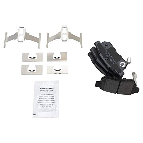 Image of TRQ Performance Rear Brake Pad & Rotor Kit Compatible with 1990-2001 Acura Integra 1992-2000 Honda