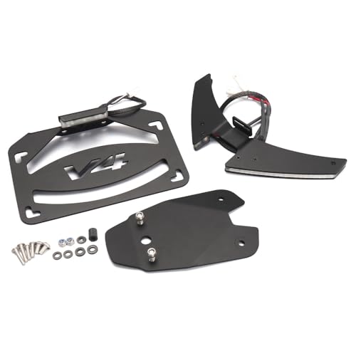 Ducati Panigale V2 V4 V4S Streetfighte V4 V2 2025 新品 オートバイ ナンバープレート ブラケット 新しいナンバープレートホルダー ウインカー 一体型ホルダー ショートテール (A2) に対応