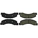 StopTech 309.07560 Sport Front Disc Brake Pads Set with Shims and Hardware - Fits Select Ford Club Wagon, Excursion, F250 and F350 Vehicles