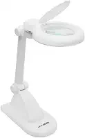 Solver LUPA DE BANCADA ILUMINAÇÃO LED 3X+12X BIVOLT HL200, BRANCO