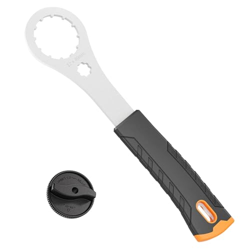 yanwuwa Universals Bikes - Llaves de pedalier para bicicleta, herramienta de instalación de pedalier, herramienta manual de reparación de bicicletas con herramienta de manivela
