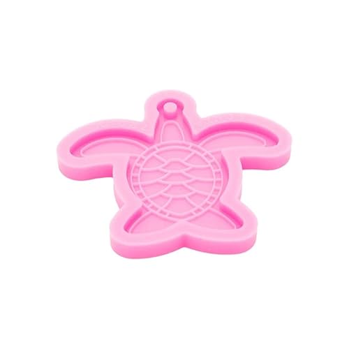 Shiny Tortoise Making Keychain Mold, Tortoise Animal Resin Silicone Molds,Sea Turtle Resin Keychain Molds For Diy Jewelry Decoration Resin Casting Epoxy ​Car Pendant Supplies #TOP3