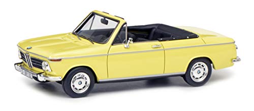 Preisvergleich Produktbild Schuco 450908500 BMW 2002 Cabrio, Baur, Resin, Modellauto, 1:43, gelb