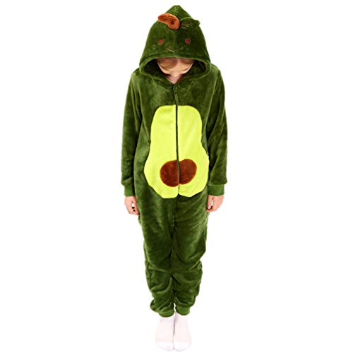 COSUSKET Avocado Onesie for Girls 10, Child One Piece Cartoon Costume
