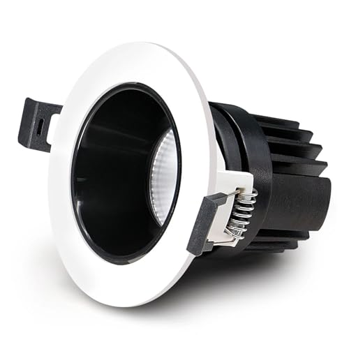 eufeifeiegds LED�f�B�[�v�A���`�O���A�i���[�{�[�_�[���ߍ���COB�z�[�����r���O���[���z�e���񎟏Ɩ��X�|�b�g�E�H�[���E�H�b�V���O�X���[���q���X�|�b�g���C�g(Cold White,TYPE A-ROUND_10W DIMMA BLE)