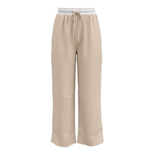Pantalon jambe large fluide pour un look de bureau confortable
