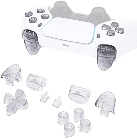eXtremeRate Wymiana D-pad R1 L1 R2 L2 Wyzwalacze Opcje Udostępniania Przyciski Twarzy dla ps5 controller, Niestandardowe Przyciski Pełnego Zestawu Zestawy Naprawcze - Miętowo Zielony