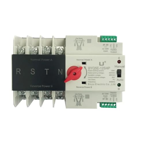 Commutateur de transfert automatique triphasé double alimentation continue 63A 110V
