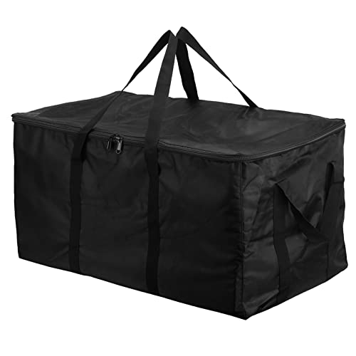 Travel Duffle Bag,140L Foldable Heavy Duty Overnight Bag, For Spirit Airlines, RicoRich Larger Size Carry on Luggage Sport Duffle for Weekender/Vacation/Camping/Beach/Tent(Black)
