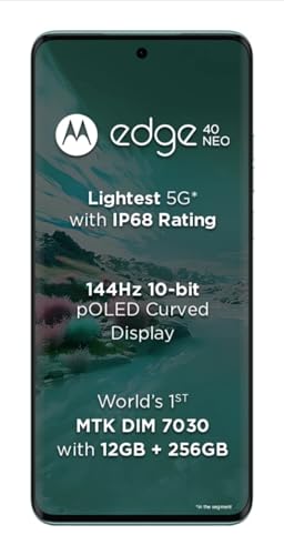 Image of (Refurbished) Motorola Edge 40 Neo (Soothing Sea, 128 GB) (8 GB RAM)