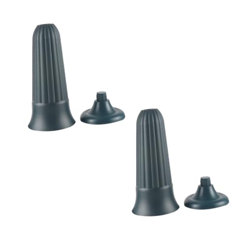 Homoyoyo 2 pièces Vases Funéraires Plastiques Verts Lot de Supports Cône Stables pour Arrangements Floraux de Cimetière Contenants pour Fleurs Artificielles et Naturelles Décoration de