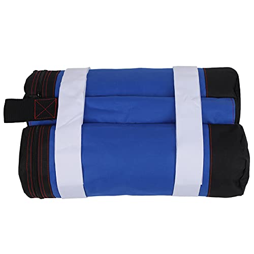 Qukaim Canopy Sandbag 600D Oxford - Bolsa de arena para tienda de campaña, resistente al viento, para jardinería y campamento al aire libre, diseño duradero, resistente, color negro