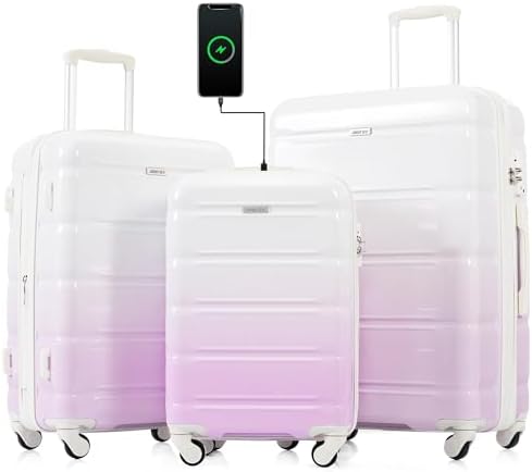 Merax Hardside Suit case with Spinner Wheels