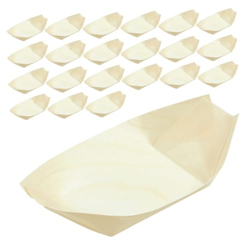 Platos desechables de madera para sushi LALAFINA 5 in miniatura 1