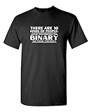 There Are 10 Kinds Of People Binary And Those Don’T Math t shirts XL Black