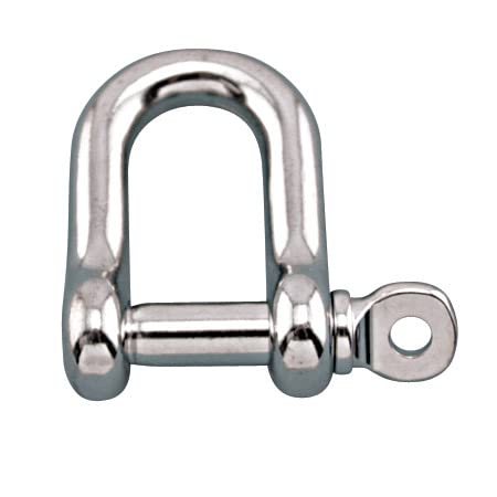 Suncor Stainless Steel 316 Straight D Shackle 7/8