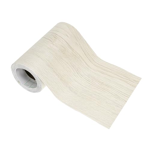 Image of PATIKIL Wood Grain Repair Tape 4.7in x33ft, Self Adhesive Realistic Textured Repair Tape Patch for Floor Door Table Cabinets Desk, White Maple