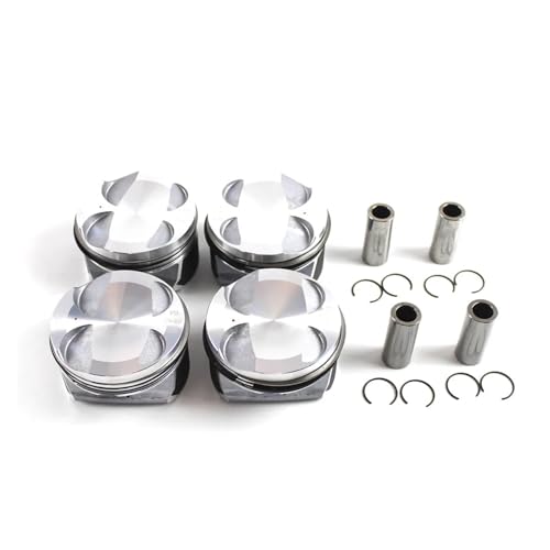 Kit de 4 pistones y anillos STD de 77 mm para Paceman R56. Anillos compatibles con Mini R55 R57 Cooper (2006-2016). Número de pieza: 11257589348 N12 N16. Piezas de repuesto para motor de coche.