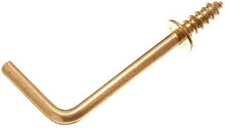 One Stop DIY 2,400 x SHOULDERED DRESSER SCREW IN STRAIGHT L CUP HOOKS 32MM 1/2