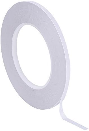 Leinuosen Double Sided Adhesive Tape (55 Yards) for Gifts, Photos, Documents, Wallpaper, Scrapbooking, Crafts, Ribbon, Cards and Boxes (1/4 Inch)