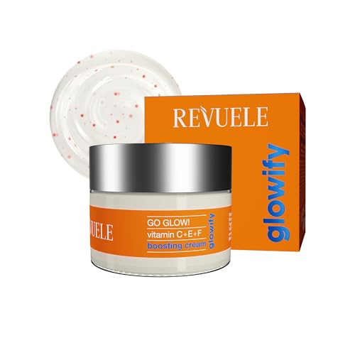 Revuele Go Glow! Crema reconstituyente con vitamina C+E+F – Para una piel radiante, nutrida y uniforme, 50 ml