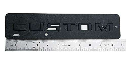 1X Custom Letters Emblems 3D Tailgate Decals Sticker Replacement For 2019-2020 Silverado Badge (Matte Black) #TOP4