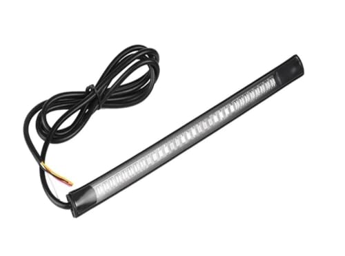 Barre lumineuse moto 48 LED flexible étanche avec indicateurs de direction 12V