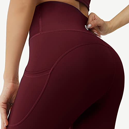 Desol Sportbroek voor dames met hoge taille, met zak voor mobiele telefoon, yogabroek, ondoorzichtig, voor sport, vrije tijd, fitness - Image 3