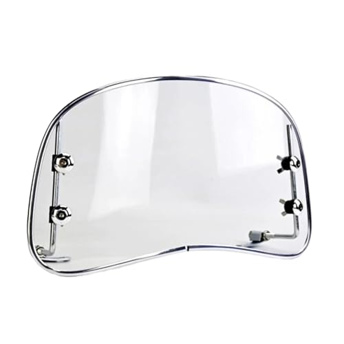 Pare-brise transparent de 8,6 pouces anti-vent pour scooter Emma et Sunny