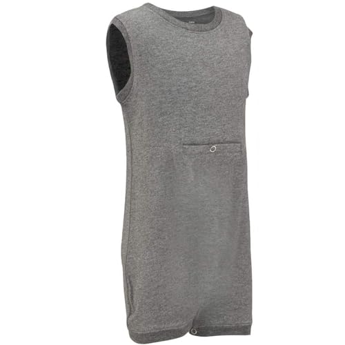 Kaycey Special Needs Adaptive Clothing with TUBE ACCESS For Children & Adults, SLEEVELESS Bodysuit
