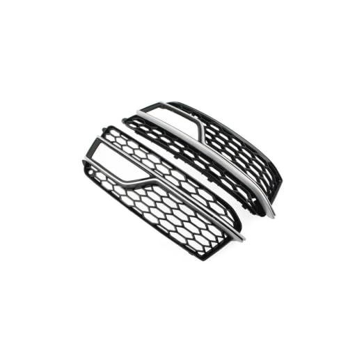 Grille de phare antibrouillard Audi S5 finition chrome silver haut de gamme