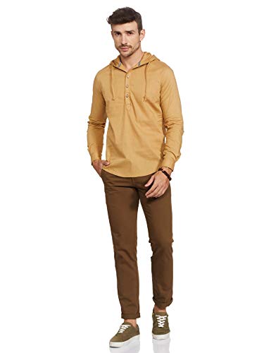 Image of The Indian Garage Co Men Cotton Slim Fit Shirt