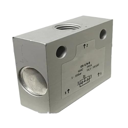 Vanne OS-1/4-B 6682 compacte à filetage robuste en aluminium - 4