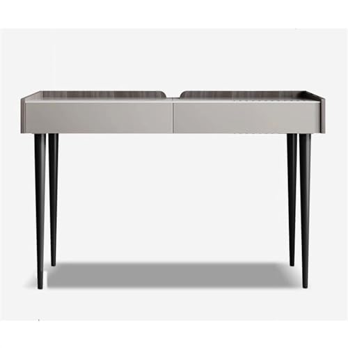Mesa de Ordenador Escritorio Escritorio de pizarra de lujo ligero, moderno, sencillo, for estudio en casa, escritura, pequeño, de madera maciza, for dormitorio, mesa minimalista for PC Oficina Mesa de