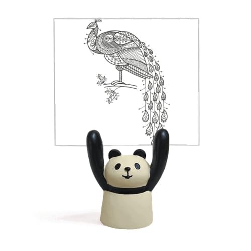 Support pour peinture d'oiseau et panda coloré pour décorer une chambre d'enfant avec poésie