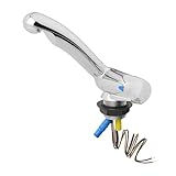 Kalt-Wasserhahn Keramik Style 12V Ø33 mm chrom Campingwasserhahn für Wohnmobil Wohnwagen