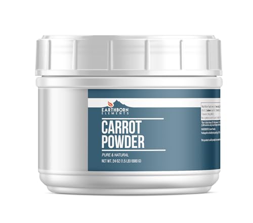 Earthborn Elements Carrot Powder 1.5 lb, Pure & Natural, Cooking & Baking