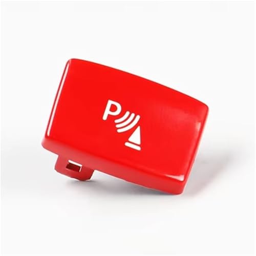 Compatible With 1 2 Series For F20 F21 2012 2013-2017 2018 For F22 F23 車用ESP、滑り止めスイッチ、スポーツボタン、レーダーセンサーキー、インテリア 内装装飾(赤,Radar Butt