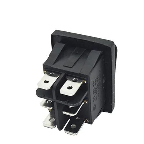 Interrupteur KCD4 acier inox pour panneau de commande de machine outil 220V 16A - 4